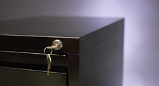 Black Filing Cabinet