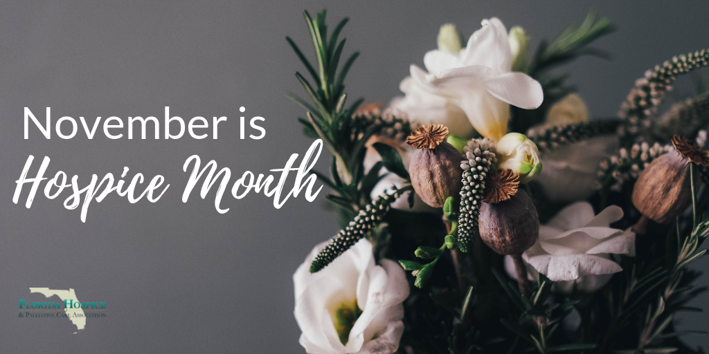 November is Hospice Month: Floral Arrangement